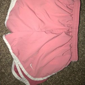 Pink NIKE shorts small